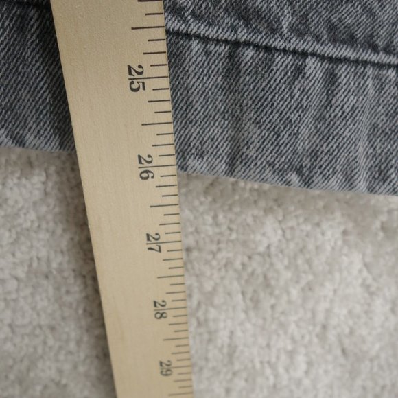 Collusion Jeans Womens 28 Gray Charcoal Wash Wide Leg High Rise Crop Denim - Picture 5 of 11